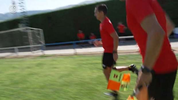 Spanish assistant referees practice decision-making