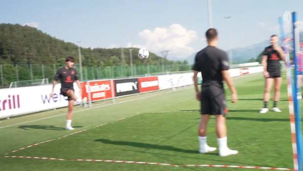 AC Milan’s football tennis game