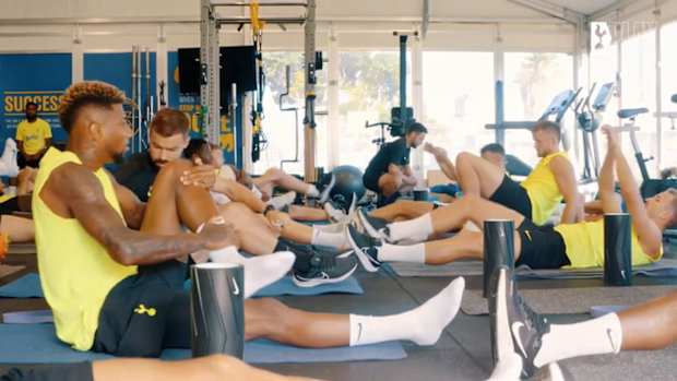 Spurs prepare for friendly match against Mourinho's Roma