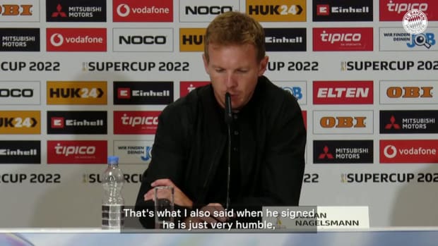Nagelsmann on Mané's performance: 'He is an outstanding guy'