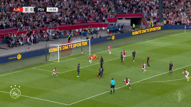 Bergwijn's first goal for Ajax