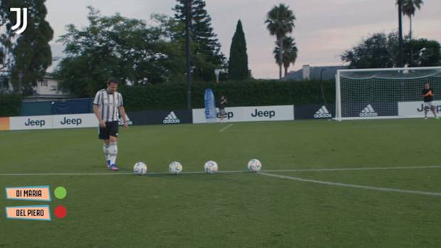 Free-Kick challenge: Del Piero vs Di Maria