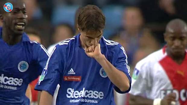 Strasbourg best goals at home vs Monaco