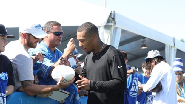Detroit Lions wide receiver Amon-Ra St. Brown