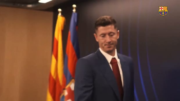 Behind the scenes: Lewandowski's official presentation
