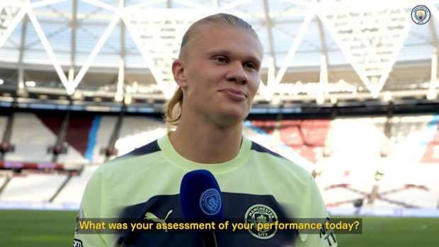 Haaland on his magical debut
