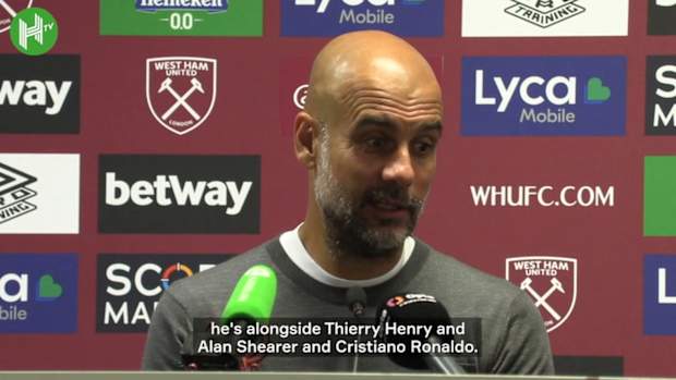 Pep on brilliant Haaland debut