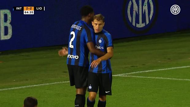 Barella's great finish vs Lyon