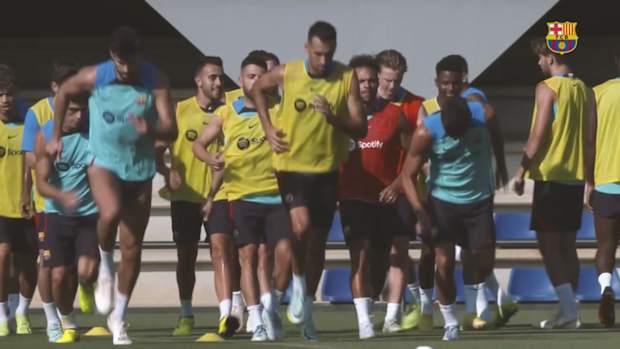 Barça's recovery session after Gamper trophy