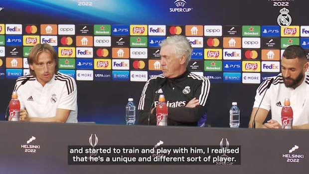 Luka Modrić: 'Karim Benzema is a unique player'