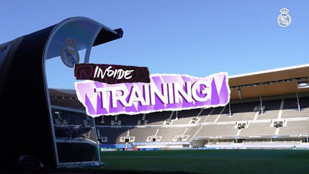 Training session of Real Madrid for the UEFA Super Cup in Helsinki 