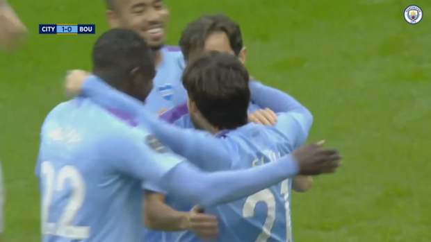 David Silva's brilliant free-kick vs Bournemouth