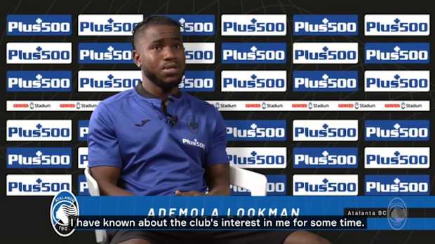 Lookman's fist words as an Atalanta player