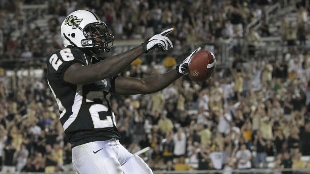 Latavius Murray versus Southern Miss, Oct. 13, 2012. UCF won 38-31 in double overtime.
