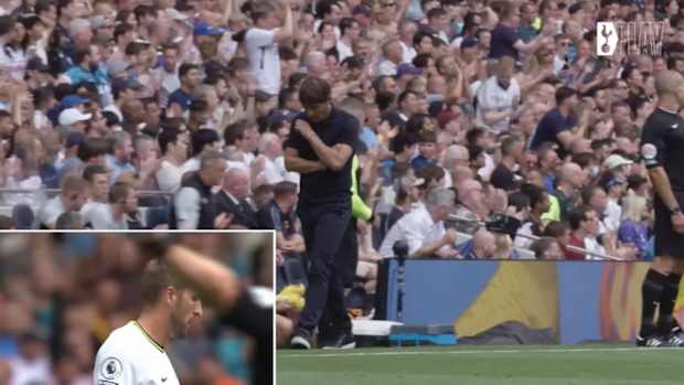 Conte shows passion on the touchline in win vs Wolves