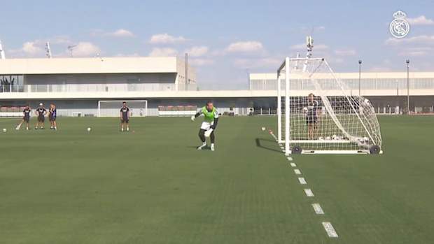 Goal of Lucas Vázquez in the first session of week