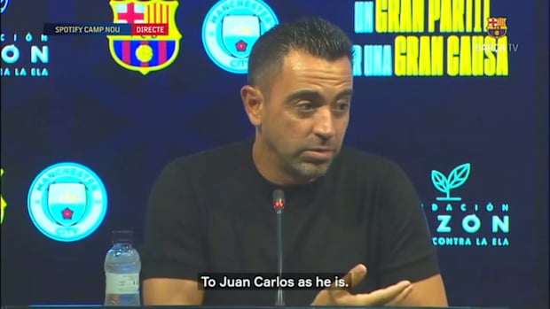 Xavi about friendly match against ALS
