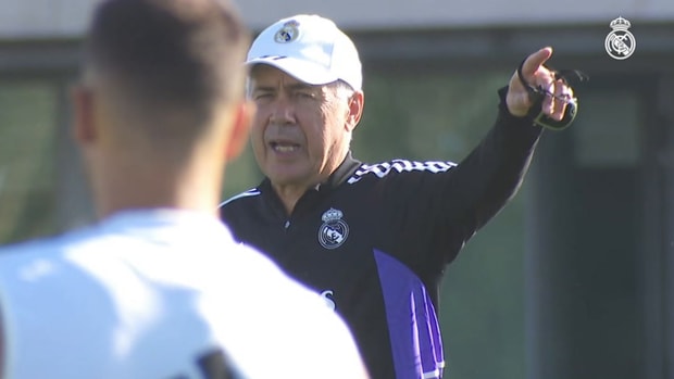 Karim Benzema's goal in the latest training session ahead of Espanyol clash