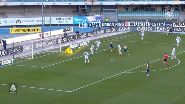Juan Musso's best saves vs Verona in 2021/22