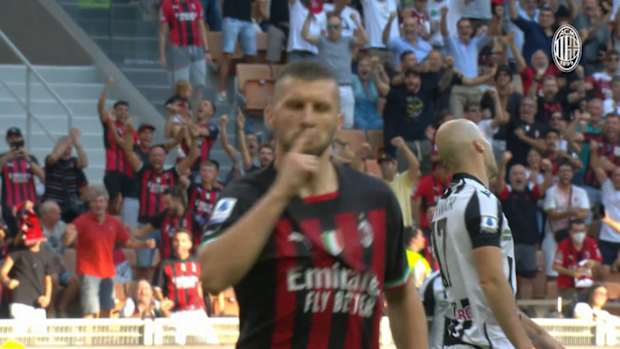 Rebic's brace against Udinese