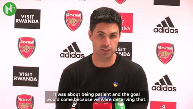 Arteta: 'We were fantastic in the face of adversity'