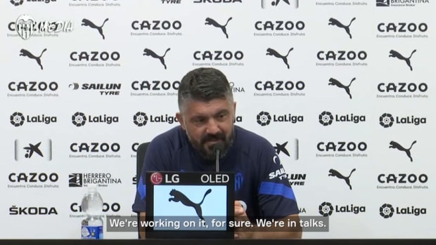 Gattuso: 'We have a real chance to sign Cavani'