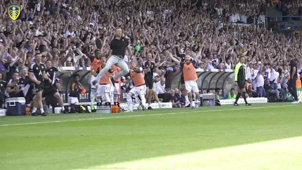 Bench cam: Jesse Marsch goes wild as Leeds beat Chelsea