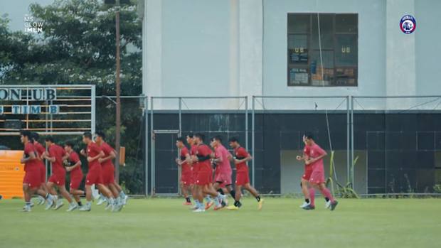 Arema FC stars prepare for Barito Putera