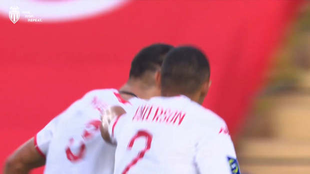 Minamino's first assist at Monaco