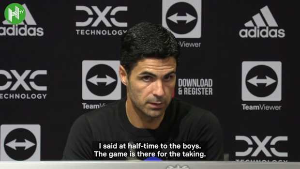Arteta: 'We lacked discipline'