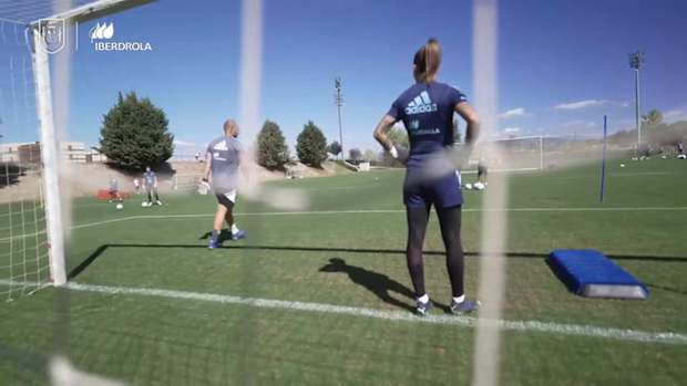 Spain Women goalkeepers work ahead of World Cup Qualifiers finale