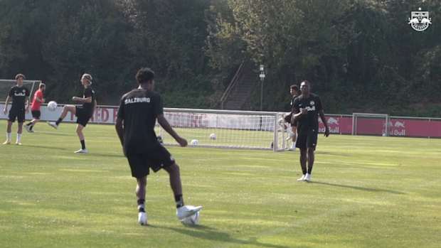 Red Bull Salzburg's stars prepare for Milan