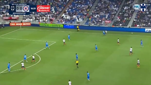 Gallardo completes nice team goal against Cruz Azul