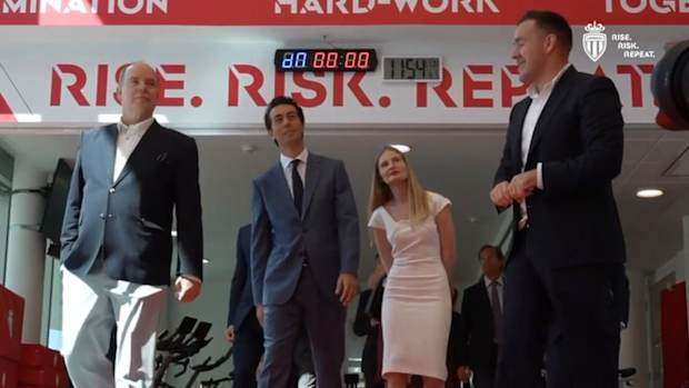 AS Monaco performance center's inauguration