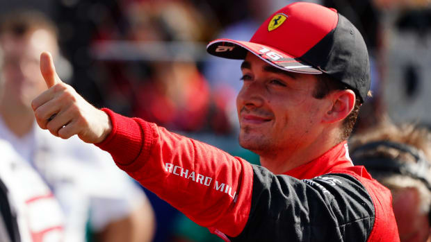Charles LeClerc starts from pole Sunday. Can he bring Ferrari a home win? Photo: USA Today Sports / John David Mercer