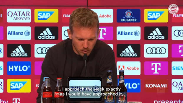 Nagelsmann: 'Pressure always comes from the outside'