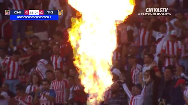 Zaldívar's delightful chip goal vs Tigres