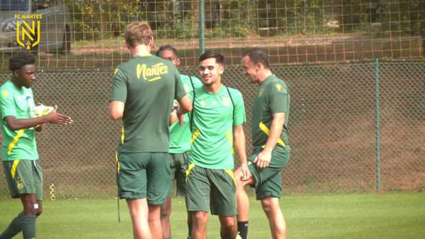 FC Nantes training session before FC Pyunik clash