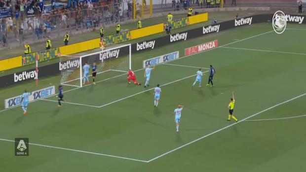 Rasmus Hojlund's first goal for Atalanta