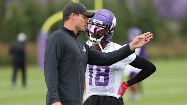 Kevin O'Connell and Justin Jefferson