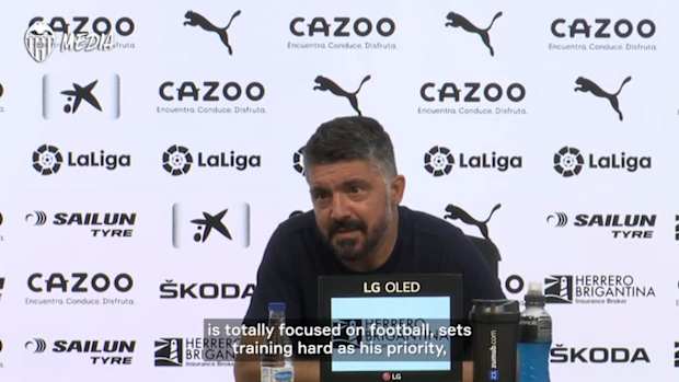 Gattuso on Cavani's debut: 'I convinced him to play'