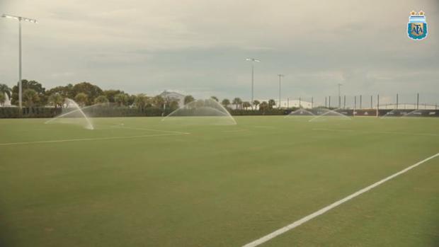 Messi and Argentina train in Miami for friendly vs Honduras