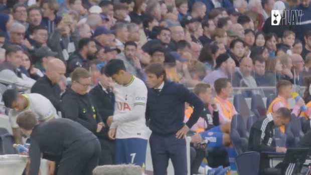 Conte cam: Italian reacts to Son's incredible hat-trick