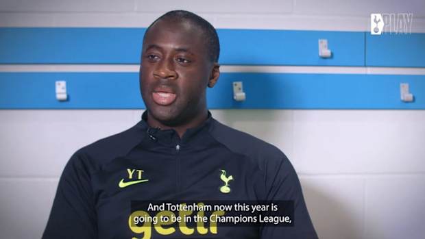 Yaya Touré and Yves Bissouma: 'I want to be like you one day'