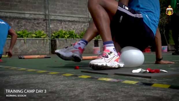 Fun games in Bhayangkara FC's training camp