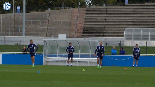 Schalke's training during international break
