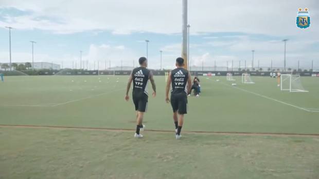Argentina get ready to take on Honduras in Miami