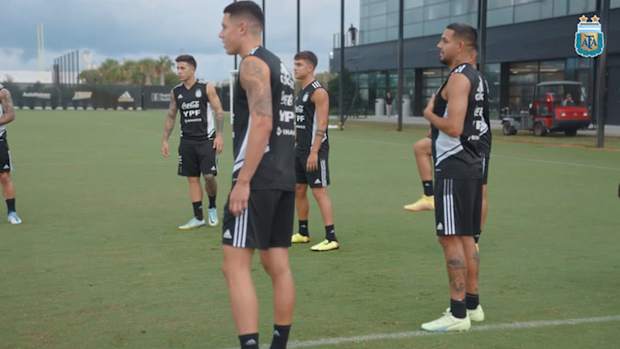 The Argentinian national team recover after Honduras friendly