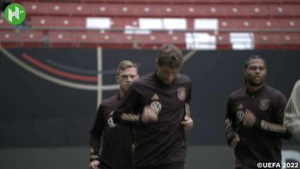 Germany stars train at Wembley ahead of England clash