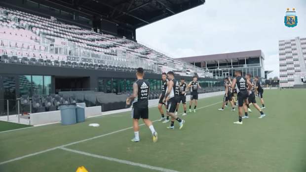 Messi and Argentina prepare for friendly vs Jamaica